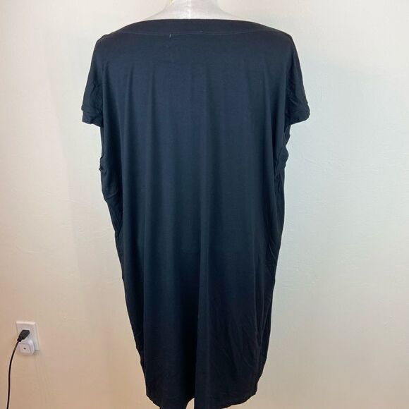 Eileen Fisher Short Sleeve Stretch Dress - Picture 5 of 6